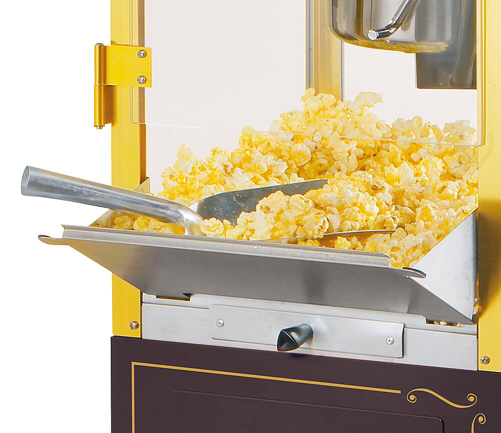 Alt View 14. Nostalgia - CCP510BK 53-In. Vintage 8-Oz. Commercial Popcorn Cart - Black.
