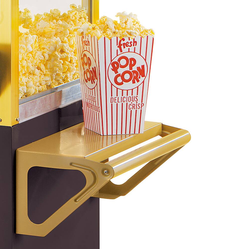 Alt View 15. Nostalgia - CCP510BK 53-In. Vintage 8-Oz. Commercial Popcorn Cart - Black.