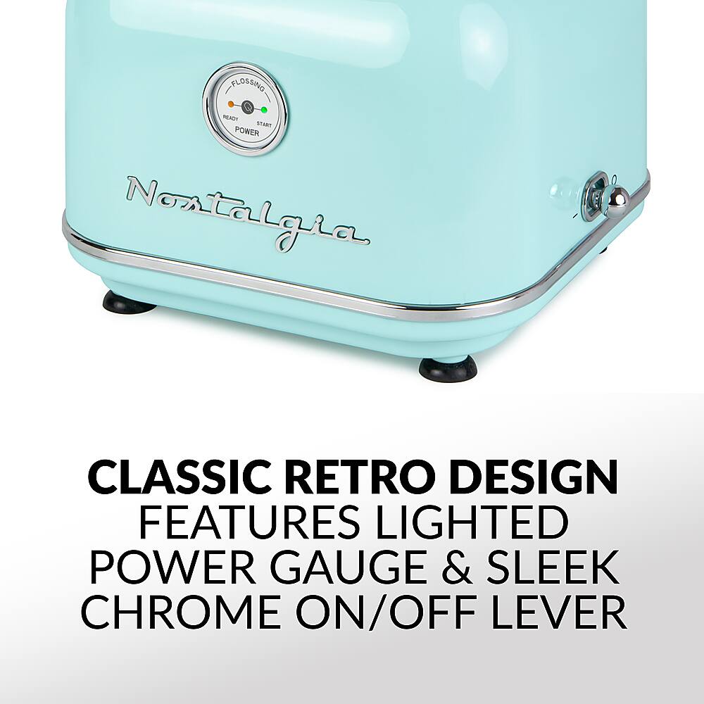Alt View 11. Nostalgia - CLCM8AQ Classic Retro Hard & Sugar-Free Candy Cotton Candy Maker - Aqua.