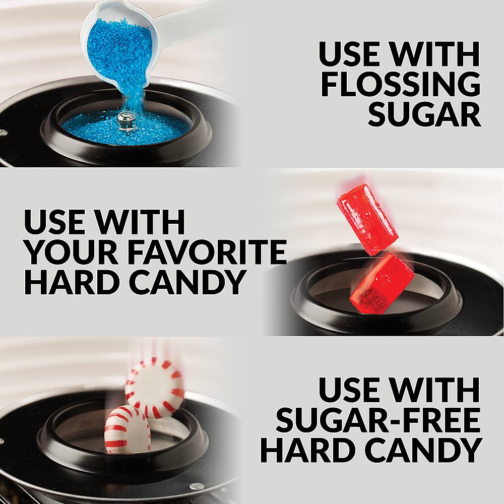 Alt View 13. Nostalgia - CLCM8AQ Classic Retro Hard & Sugar-Free Candy Cotton Candy Maker - Aqua.
