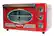 Left. Nostalgia - RTOV2RR Retro 12-Slice Convection Toaster Oven - Retro Red.
