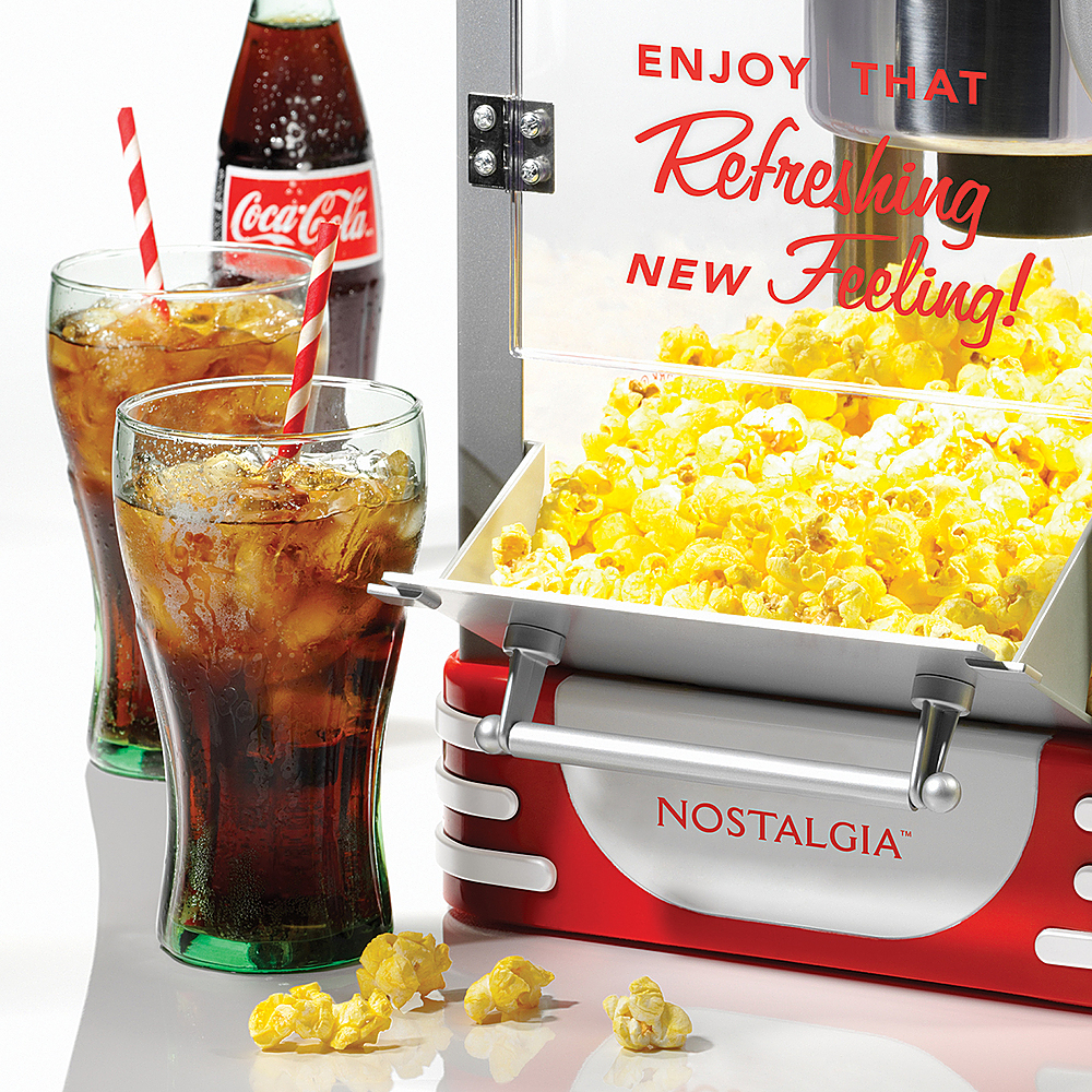 Nostalgia Red Kettle Best RKP730CK RKP730CK Popcorn 2.5-Oz. Buy: Coca-Cola Maker