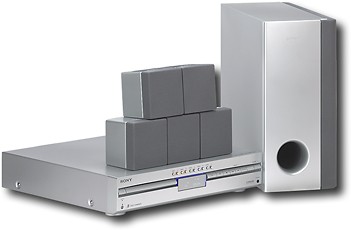 Luchten zwanger Accor Best Buy: Sony 650W 5.1-Ch. Home Theater System with DVD Player Silver  DAV-BC150