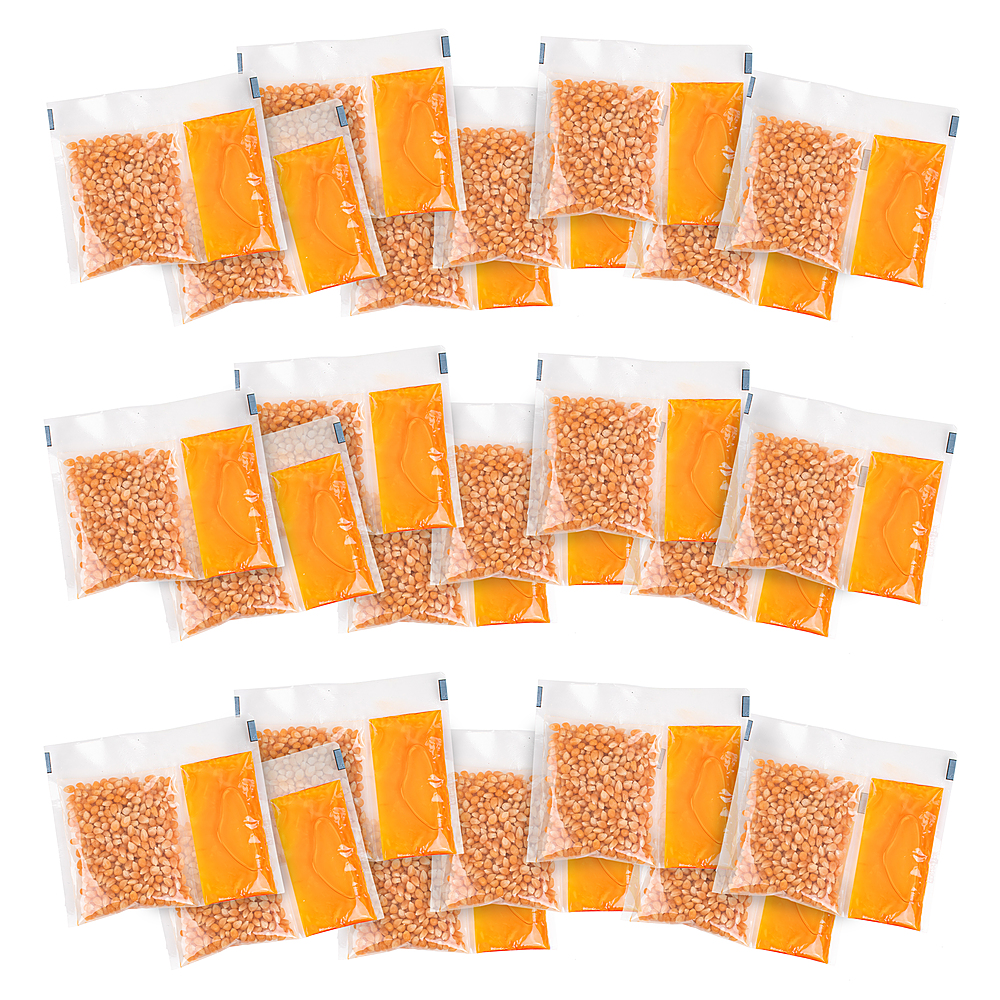 Angle View: Nostalgia - KPP824 Best Tasting Premium 8-Ounce Popcorn, Oil & Seasoning Salt All-In-One Packs - 24 Count - Multi