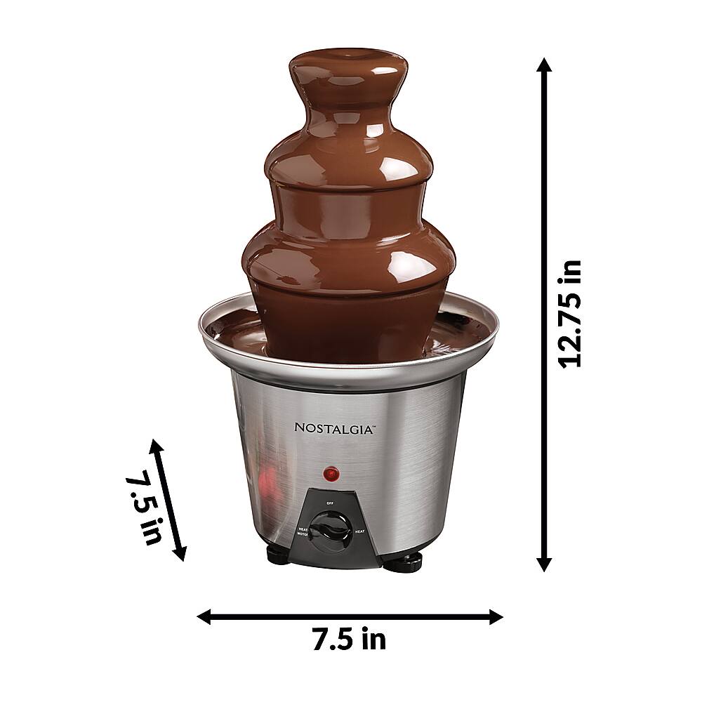 Customer Reviews Nostalgia CFF970 3Tier 24Ounce Chocolate Fondue
