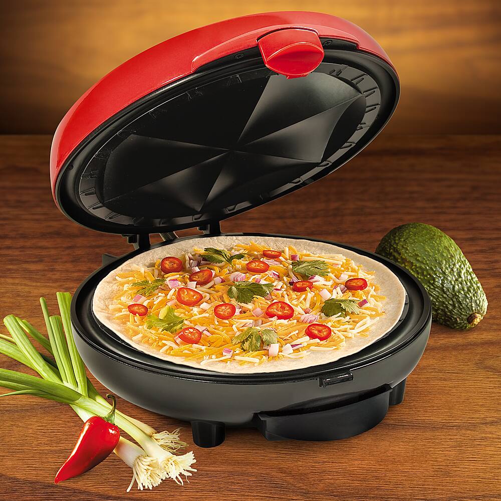 Best Buy Taco Tuesday TTEQM8RD Deluxe 6Wedge Electric Quesadilla