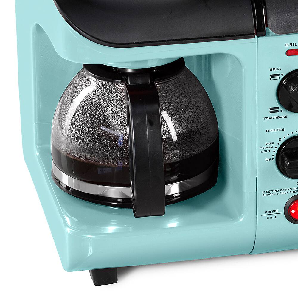 Alt View 12. Nostalgia - BST3AQ Retro 3-in-1 Family Size Breakfast Station - Aqua.