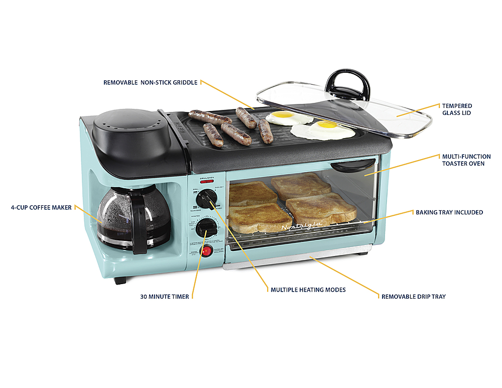 Multifunctional breakfast machine household three-in-one coffee