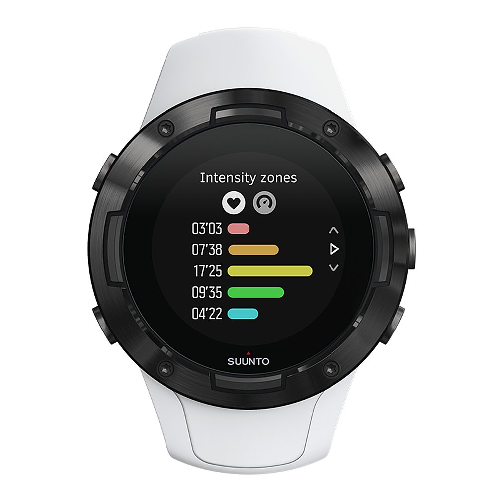 SUUNTO - 5 Sports Tracking watch with GPS & Heart Rate - White/Black