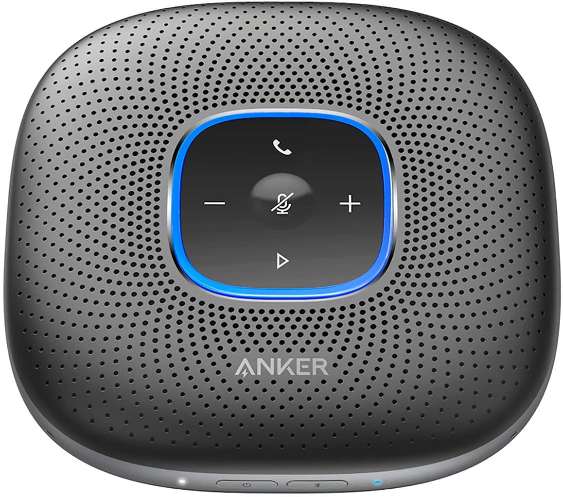 Alt View 12. Anker - PowerConf Bluetooth Speakerphone Conference Speaker - Black.