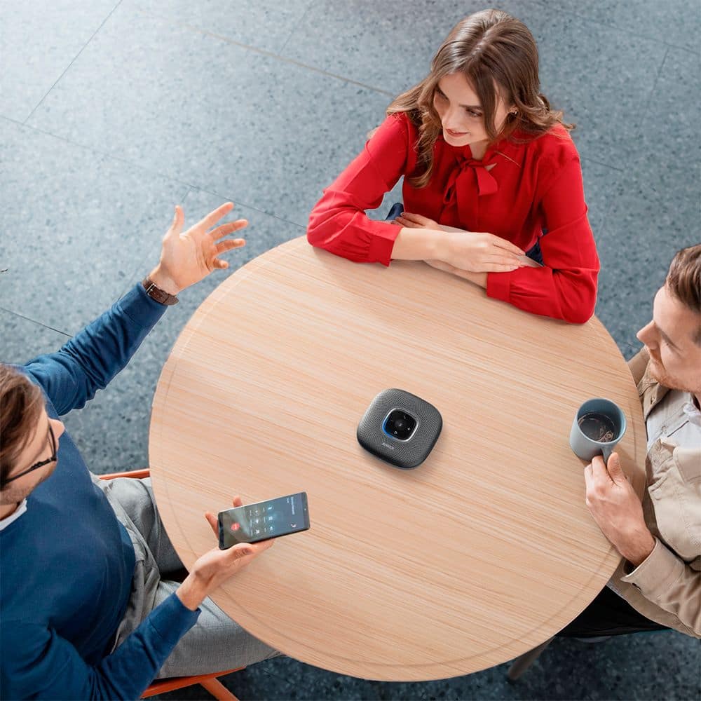 Alt View 13. Anker - PowerConf Bluetooth Speakerphone Conference Speaker - Black.