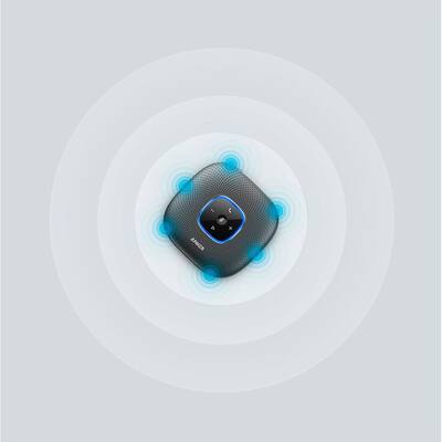 Anker PowerConf Bluetooth Speakerphone Conference Speaker Black Anker PowerConf Bluetooth Speakerphone Conference Speaker Black