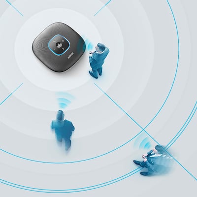 Anker PowerConf Bluetooth Speakerphone Conference Speaker Black Anker PowerConf Bluetooth Speakerphone Conference Speaker Black