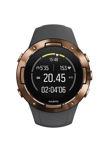 SUUNTO - 5 Sports Tracking watch with GPS & Heart Rate - Graphite Copper
