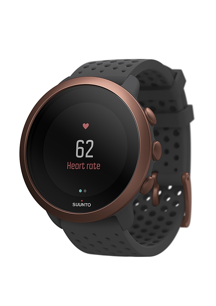 Angle View: SUUNTO - 3 Heart Rate/Sleep Tracking Sports watch - Grey Copper