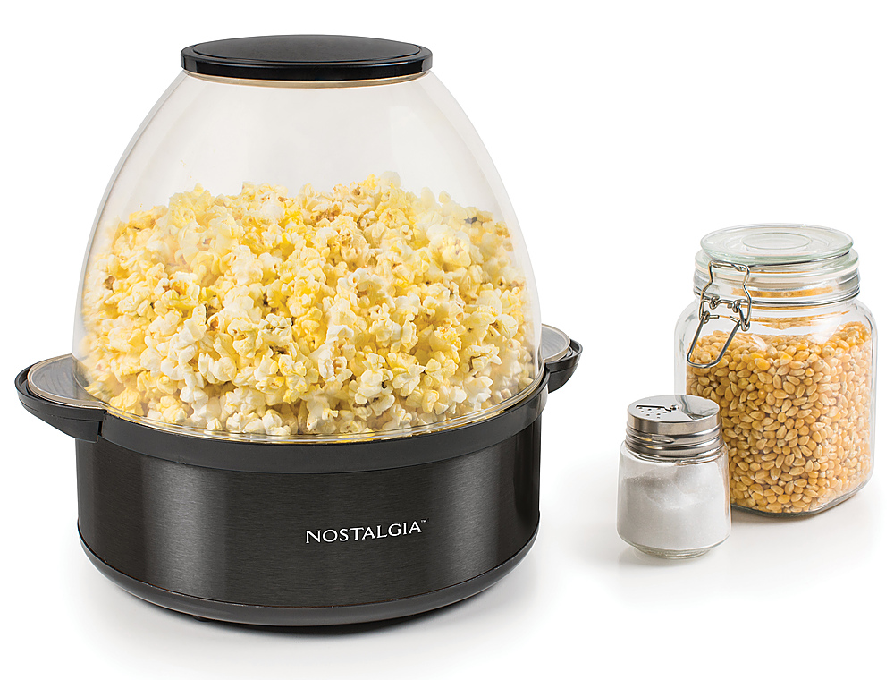 Angle View: Elite Gourmet - 4oz. Kettle Tabletop Popcorn Maker - red