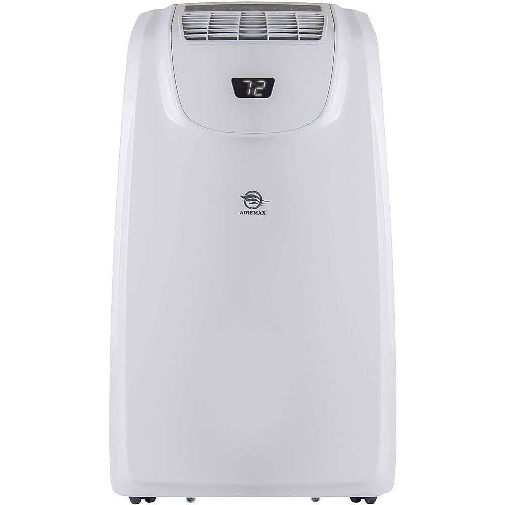 Angle View: AuxAC - 200 Sq. Ft Portable Air Conditioner - White