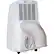Alt View 17. AireMax - 500 Sq. Ft 8,000 BTU Portable Air Conditioner with 11,000 BTU Heater - White.
