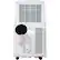 Alt View 18. AireMax - 500 Sq. Ft 8,000 BTU Portable Air Conditioner with 11,000 BTU Heater - White.