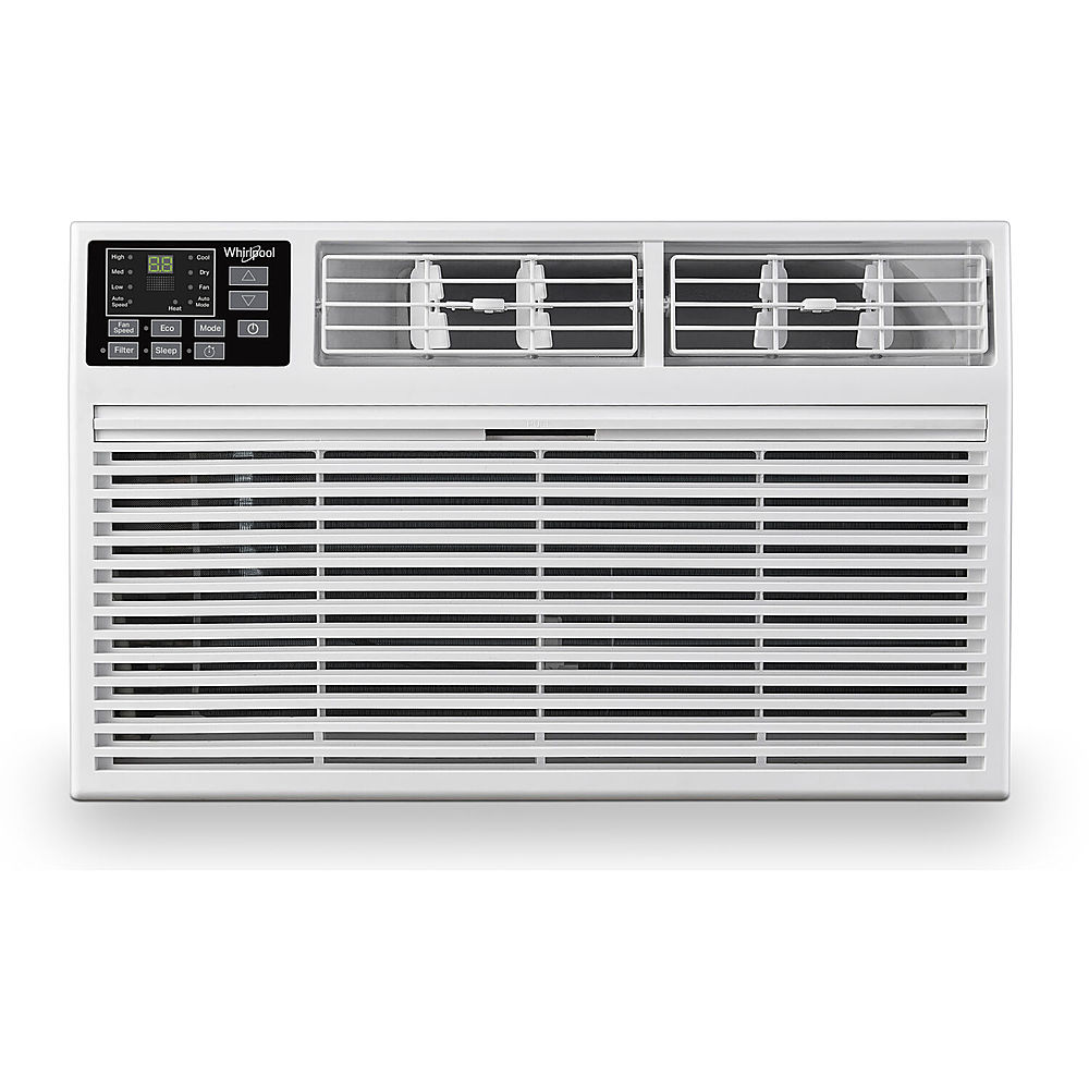 rainfall Discharge Is Whirlpool 550 Sq. Ft 12,000 BTU In Wall Air Conditioner with 10,600 BTU  Heater White WHAT121-HAW - Best Buy