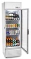 Alt View Zoom 1. Premium Levella - 12.5 cu. ft. 1-Door Commercial Merchandiser Refrigerator Glass-Door Beverage Display Cooler - Silver.