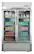 Front. Premium Levella - 16.0 cu. ft. 2-Door Commercial Merchandiser Refrigerator Glass-Door Beverage Display Cooler - Silver.