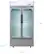 Alt View 2. Premium Levella - 16.0 cu. ft. 2-Door Commercial Merchandiser Refrigerator Glass-Door Beverage Display Cooler - Silver.