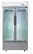 Alt View 1. Premium Levella - 18.0 cu. ft. 2-Door Commercial Merchandiser Refrigerator Glass-Door Beverage Display Cooler - Silver.