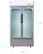 Alt View 2. Premium Levella - 18.0 cu. ft. 2-Door Commercial Merchandiser Refrigerator Glass-Door Beverage Display Cooler - Silver.
