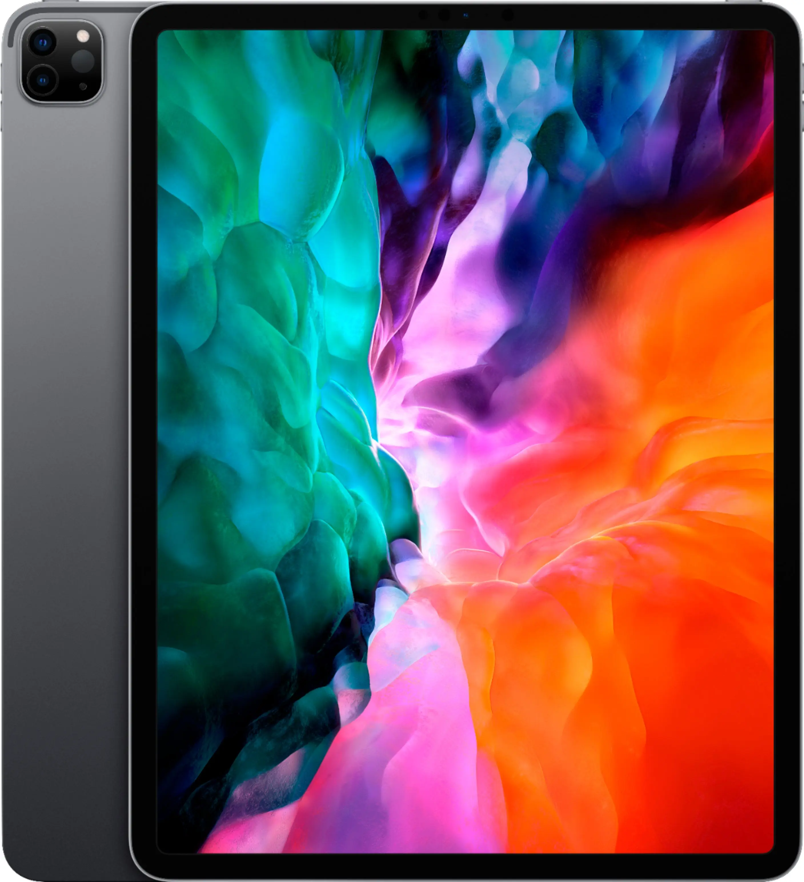 Apple - Geek Squad Certified Refurbished 12.9-Inch iPad Pro with Wi-Fi + Cellular - 256GB (Unlocked) - Space Gray