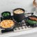 Alt View Zoom 11. Ninja - Foodi NeverStick Premium Hard-Anodized 13-Piece Cookware Set - Grey.