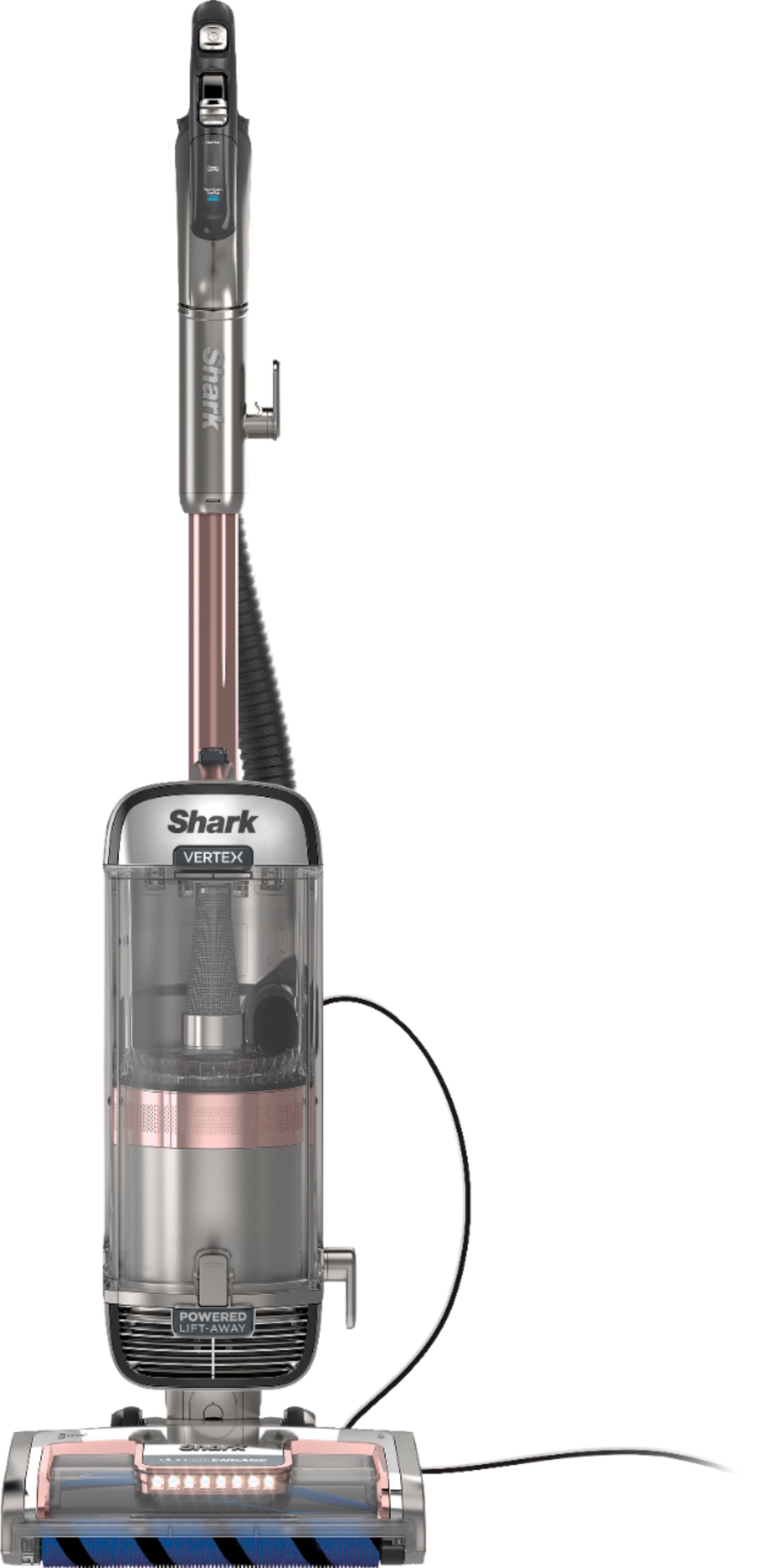Shark Vertex DuoClean PowerFin Upright Vacuum with Powered Lift-Away and Self-Cleaning Brushroll - Rose Gold