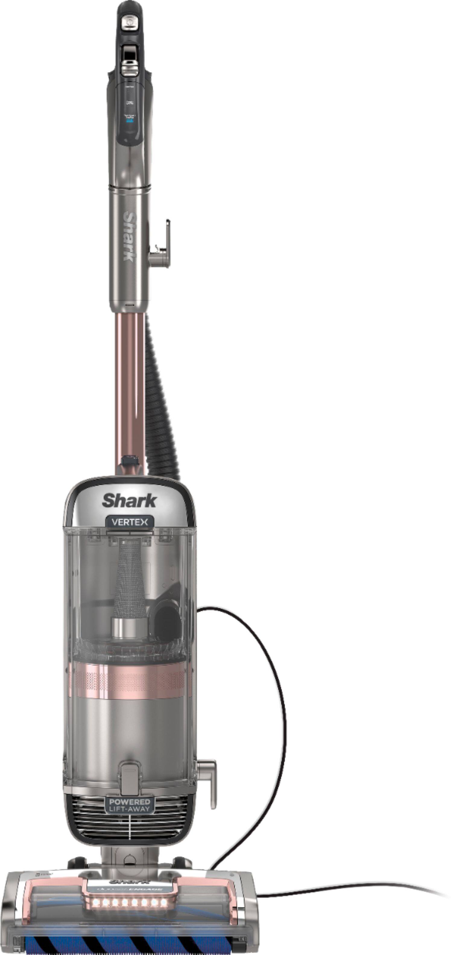 Alt View 1. Shark - Vertex DuoClean PowerFin Upright Vacuum with Powered Lift-Away and Self-Cleaning Brushroll - Rose Gold.
