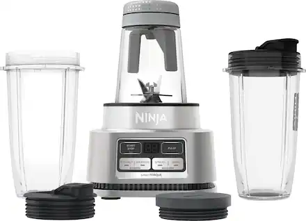 Front. Ninja - Foodi Smoothie Bowl Maker and Nutrient Extractor* 1200WP smartTORQUE 4 Auto-iQ Presets - Silver.