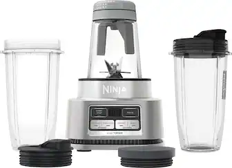 Front. Ninja - Foodi Smoothie Bowl Maker and Nutrient Extractor* 1200WP smartTORQUE 4 Auto-iQ Presets - Silver.