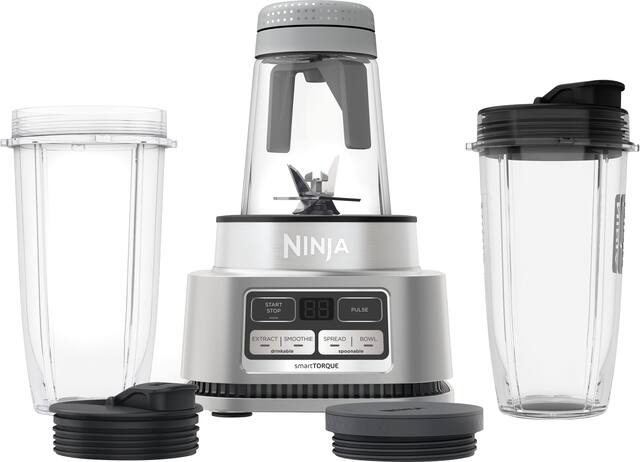 Ninja - Foodi Smoothie Bowl Maker and Nutrient Extractor* 1200WP smartTORQUE 4 Auto-iQ Presets - Silver
