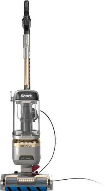 Front Zoom. Shark - Rotator Lift-Away ADV DuoClean Engage Upright Vacuum with Self-Cleaning Brushroll - Silver.