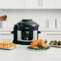 Alt View Zoom 13. Ninja - Foodi 11-in-1 6.5-qt Pro Pressure Cooker + Air Fryer with Stainless finish, FD302 - Stainless Steel.