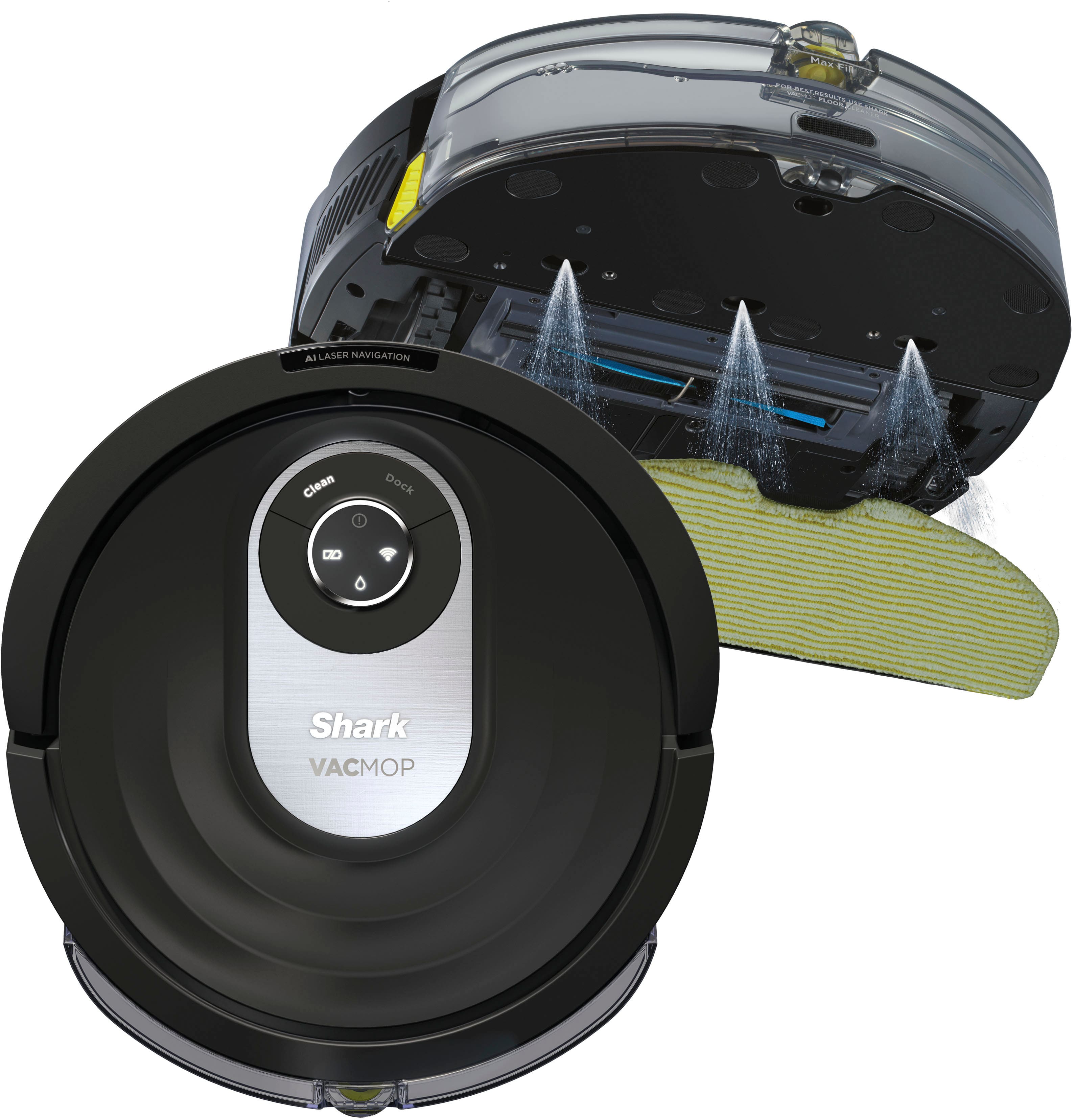 Shark AI Robot Vacuum & Mop with Home Mapping, WiFi  - Best Buy