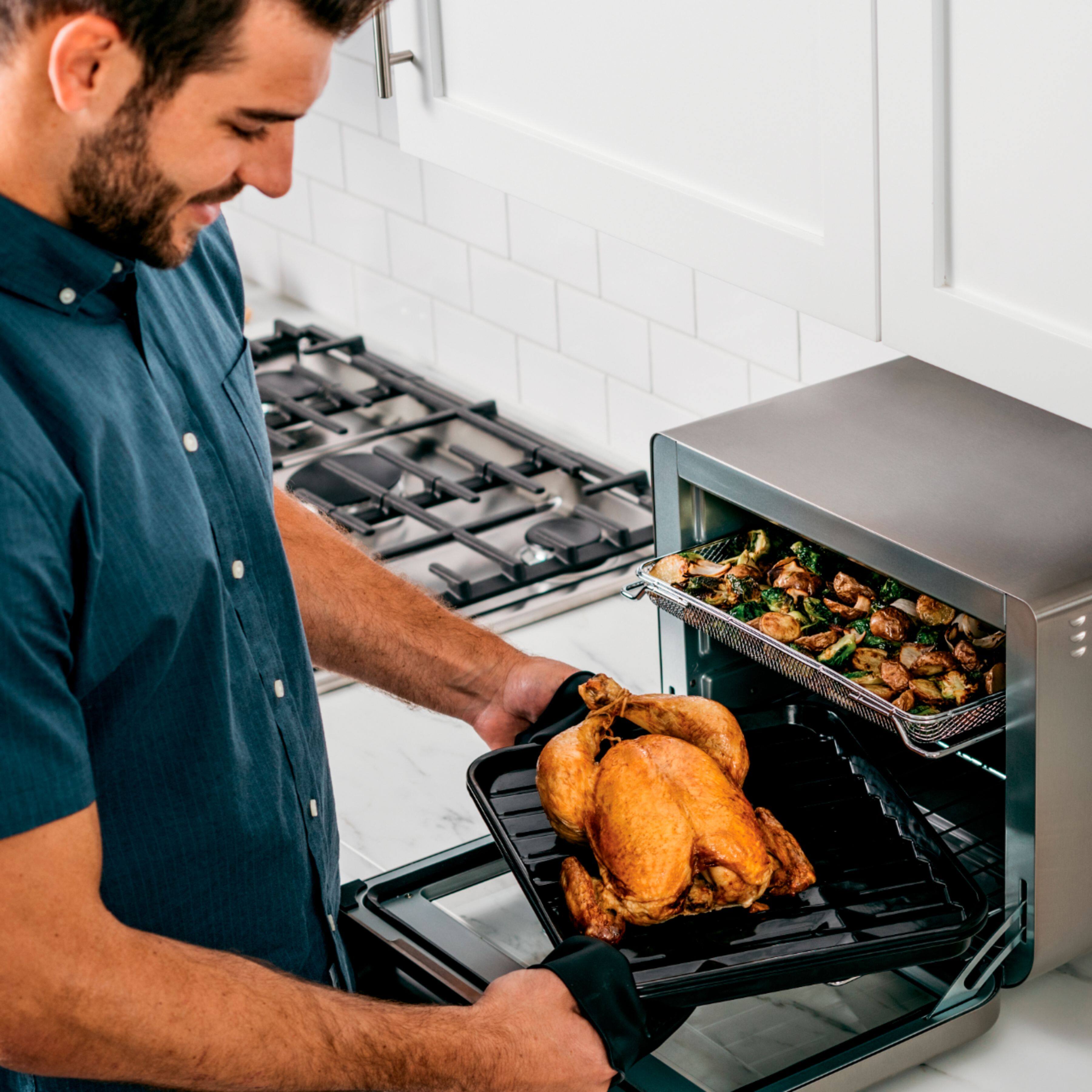 Alt View 17. Ninja - Foodi 10-in-1 XL Pro Air Fry Oven, Dehydrate, Reheat - Stainless Steel.