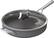 Angle. Ninja - NeverStick Premium Hard-Anodized 4-Quart Sauté Pan with Glass Lid - Gray.