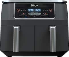 Ninja - Ninja® Foodi® 6-in-1 8-qt., 2-Basket Air Fryer with DualZone™ Technology - Dark Grey - Front_Zoom