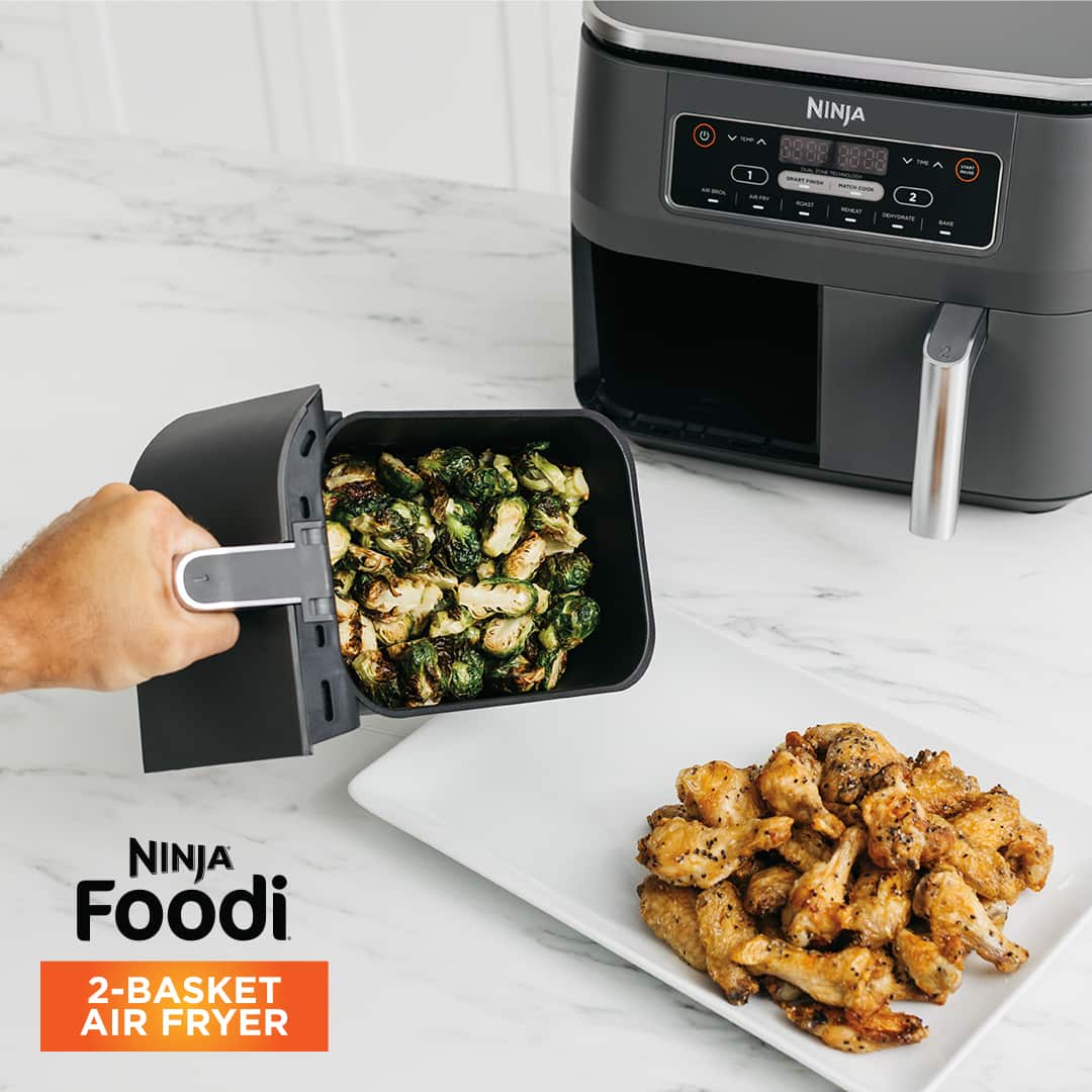 NINJA Foodi 2-BASKET AIR FRYER