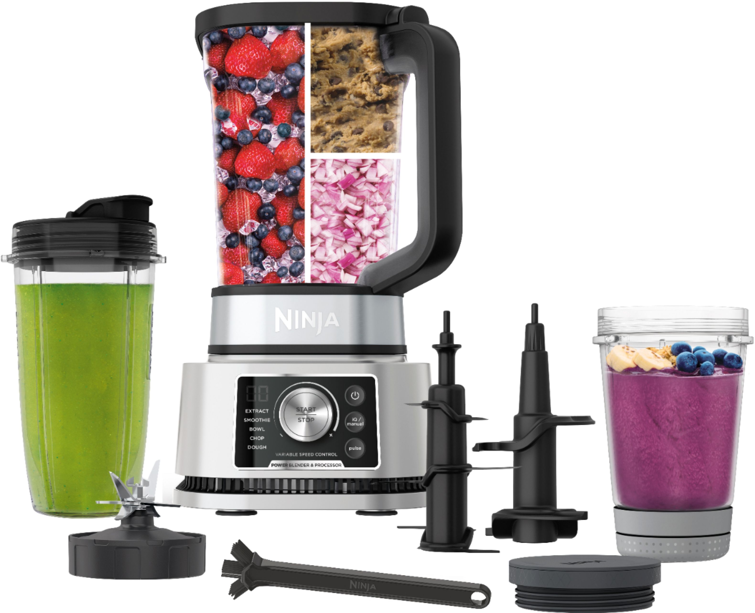 Ninja Foodi Power Blender Ultimate System with XL Smoothie Bowl Maker and  Nutrient Extractor
