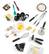 Angle. Cuisinart - 17pc Cooking and Baking Gadget Set - Stainless Steel.