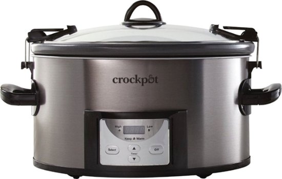 Crock-Pot Cook & Carry Programmable 7-Quart Slow Cooker with Easy Clean ...