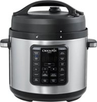 Crock-Pot - Express 6-Quart Easy Release Multi-Cooker - Stainless Steel - Front_Zoom