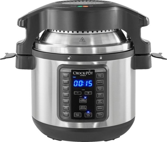 Crock-Pot – 8-Qt. Express Crock Programmable Slow Cooker and Pressure Cooker with Air Fryer Lid $79.99