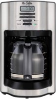 Mr. Coffee - 12-Cup Coffee Maker with Rapid Brew System - Stainless Steel - Front_Zoom