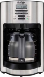 Best Buy: Mr. Coffee 10-Cup Coffee Maker with Thermal Carafe Stainless-Steel/Black  2133734